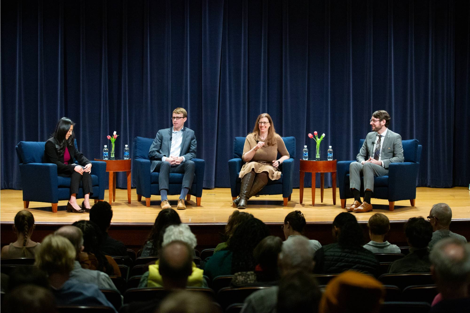 people on a stage